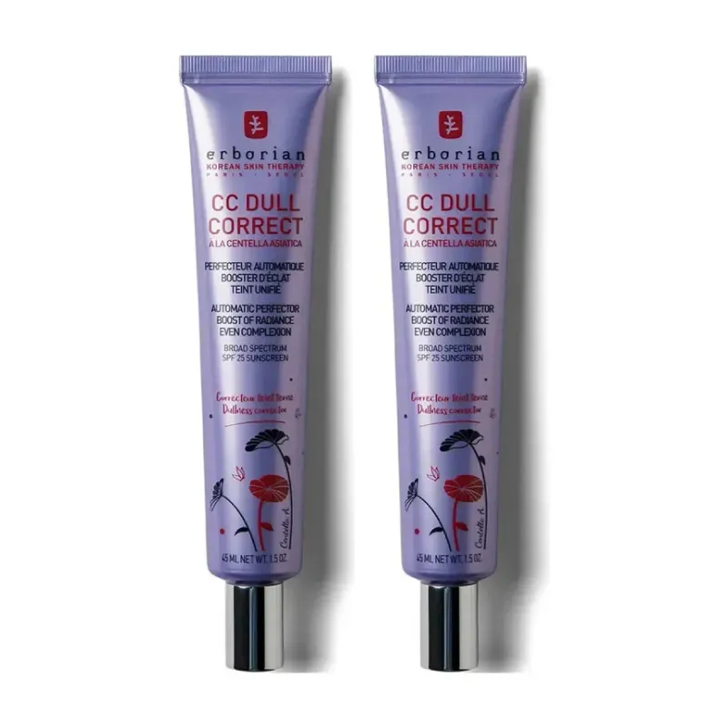Erborian CC dull correct Duplo, 2 x 45 ml | Farmacia Barata Erborian CC dull correct Duplo, 2 x 45 ml | Farmacia Barata