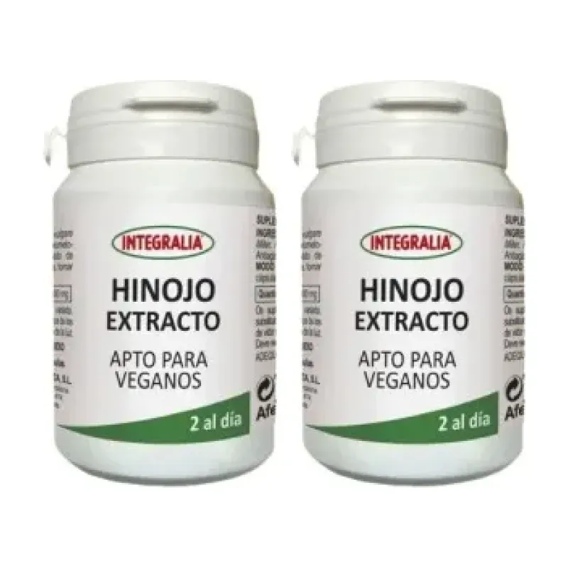 Integralia Extracto Hinojo Veg Duplo, 2 x 60 Caps. | Farmacia Barata Integralia Extracto Hinojo Veg Duplo, 2 x 60 Caps. | Farmacia Barata