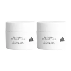 gh Peeling enzimatico con arcilla blanca Duplo, 2 x 40 g