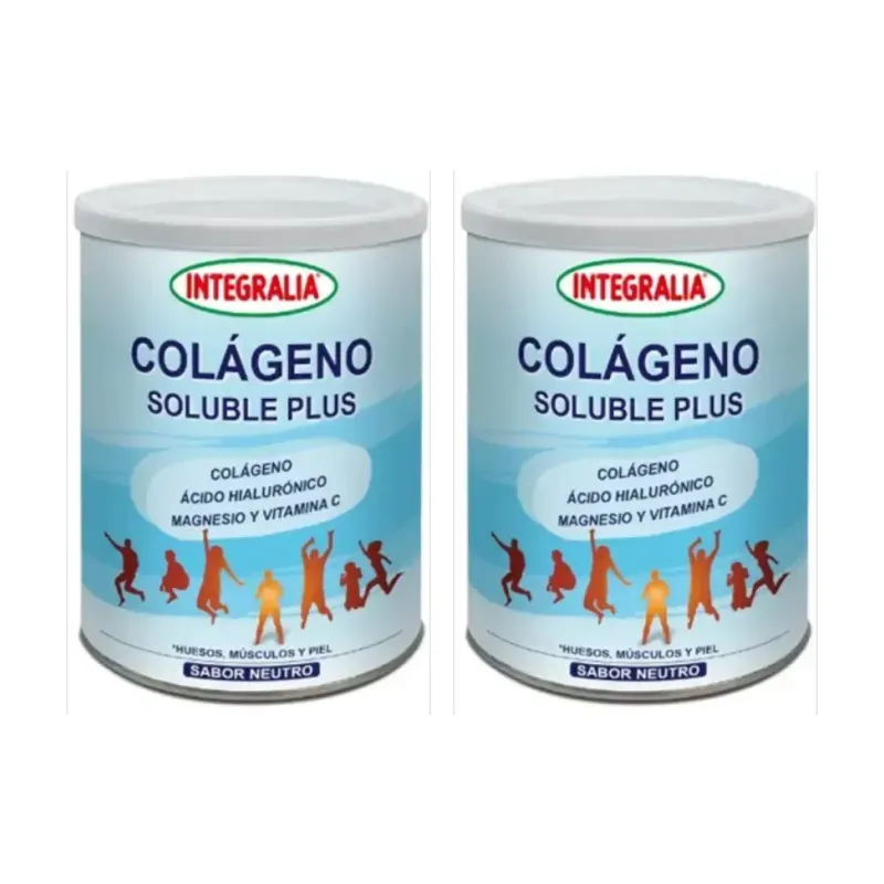 Integralia Colágeno soluble Plus neutro Duplo, 2 x 300g | Farmacia Barata