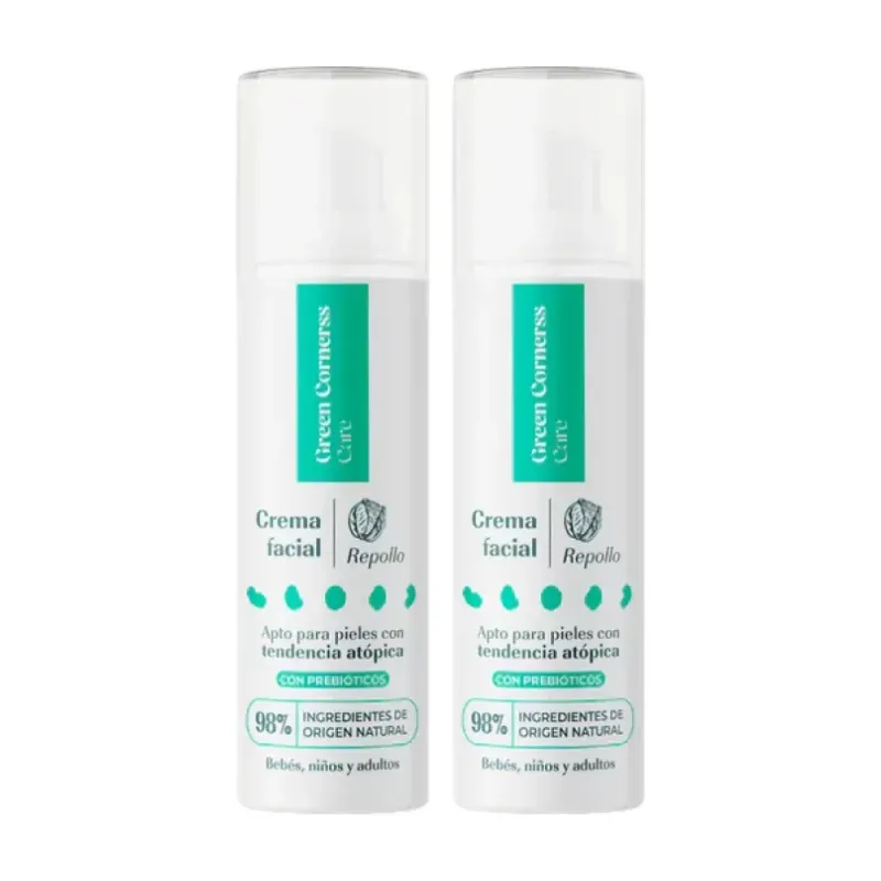 Green Cornerss Crema Facial de Repollo Duplo, 2 x 50 ml | Farmacia Barata Green Cornerss Crema Facial de Repollo Duplo, 2 x 50 ml | Farmacia Barata