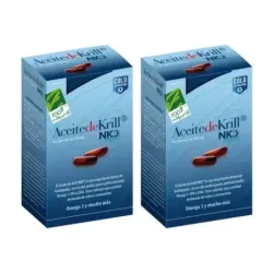 NKO Aceite de Krill Duplo, 2 x 80 perlas.