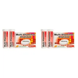 Vallesol Multivitaminas + Ginseng Duplo, 2 x 24comp.