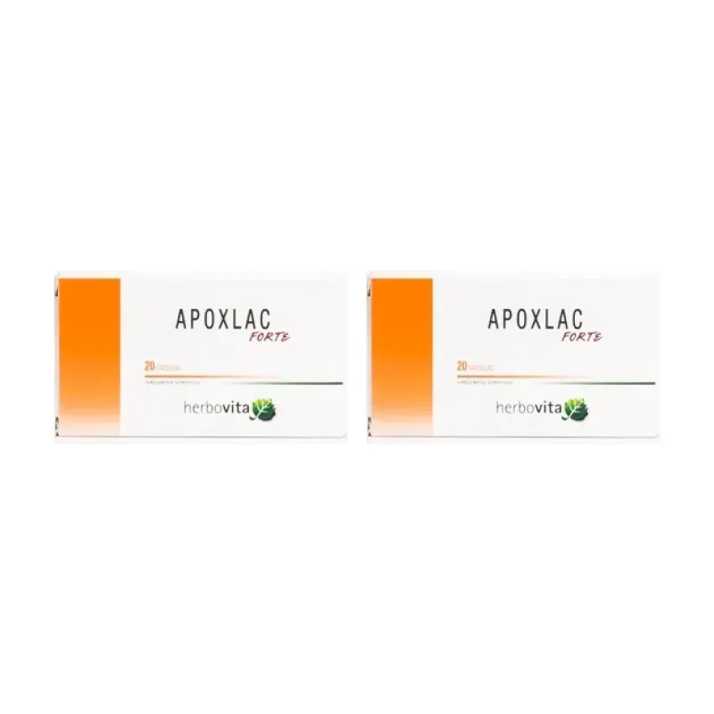 Apoxlac Forte Duplo, 2 x 20 Caps Herbovita | Farmacia Barata