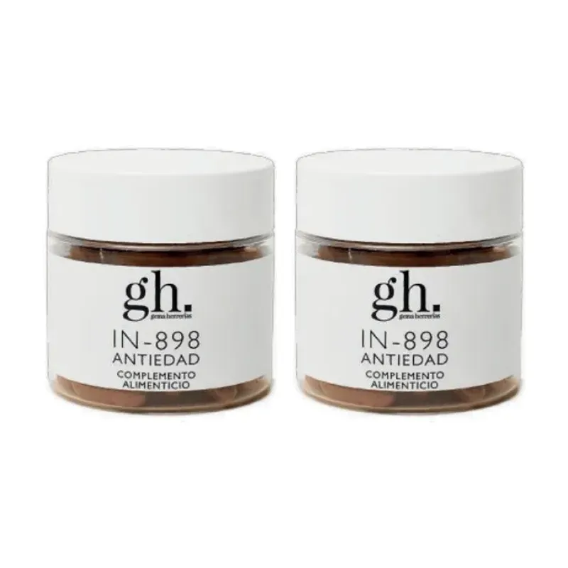 gh IN-898 ANTIEDAD complemento alimenticio Duplo, 2 x 60 cápsulas | Farmacia Barata gh IN-898 ANTIEDAD complemento alimenticio Duplo, 2 x 60 cápsulas | Farmacia Barata