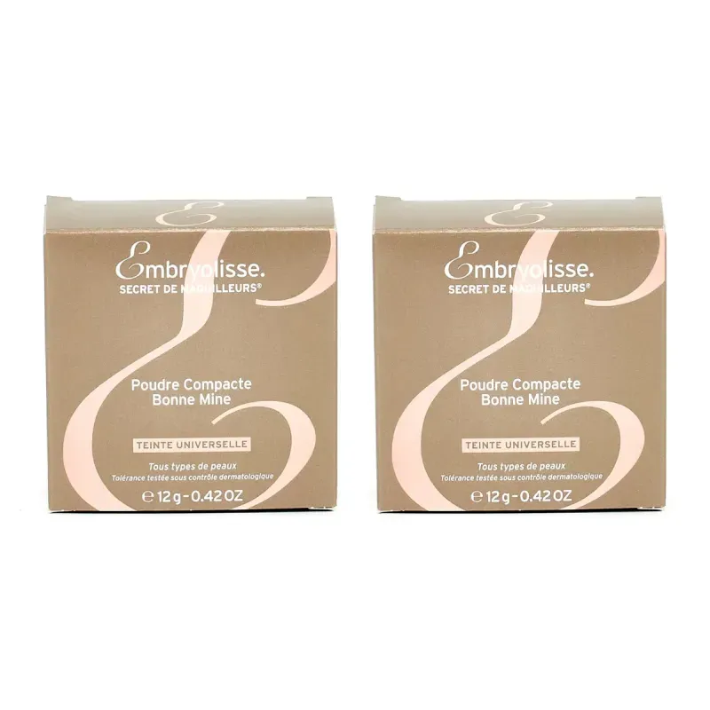 Embryolisse Poudre Compacte Bonne Mine Duplo, 2 x 12g | Farmacia Barata Embryolisse Poudre Compacte Bonne Mine Duplo, 2 x 12g | Farmacia Barata