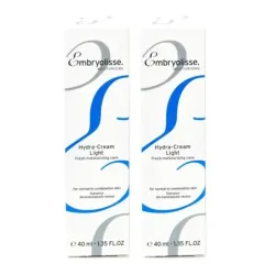 Embryolisse Hydra-Crema Ligera Duplo, 2 x 40ml.