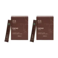 IVB Stick de Sabor Cacao Duplo, 2 x 10 sticks