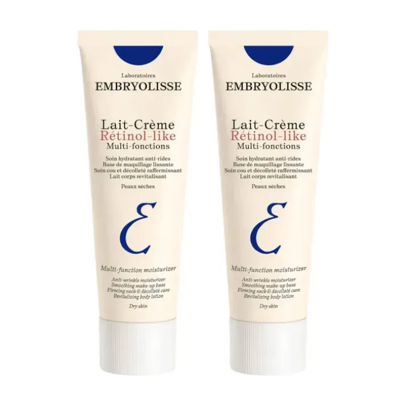 Embryolisse Lait-Crème Rétinol-Like Duplo, 2 x 75 ml | Farmacia Barata Embryolisse Lait-Crème Rétinol-Like Duplo, 2 x 75 ml | Farmacia Barata