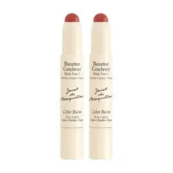 Embryolisse Baume Couleur Stick 3-en-1 Mocha Duplo, 2 x 2,5 g