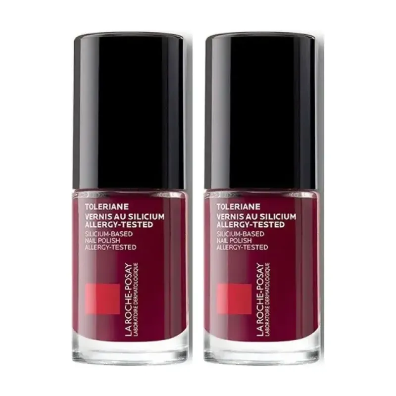 La Roche-Posay Toleriane Silicium Laca de Uñas Nº16 Framboise Duplo, 2 x 6ml | Farmacia Barata