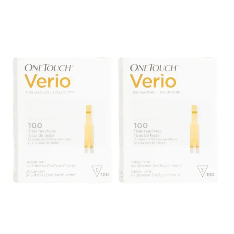 OneTouch Verio Tiras Reactivas Glucemia Duplo, 2 x 100U. | Farmacia Barata OneTouch Verio Tiras Reactivas Glucemia Duplo, 2 x 100U. | Farmacia Barata