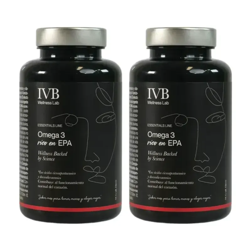 IVB Omega 3 EPA Duplo, 2 x 60 cápsulas | Farmacia Barata IVB Omega 3 EPA Duplo, 2 x 60 cápsulas | Farmacia Barata