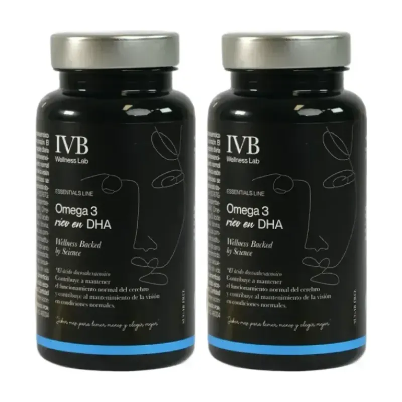 IVB Omega 3 DHA Duplo, 2 x 30 cápsulas | Farmacia Barata IVB Omega 3 DHA Duplo, 2 x 30 cápsulas | Farmacia Barata