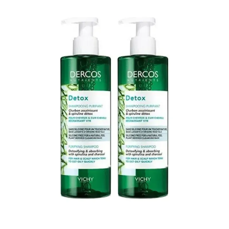 Vichy Dercos Nutrients Detox champú purificante Duplo, 2 x 100 ml. | Farmacia Barata Vichy Dercos Nutrients Detox champú purificante Duplo, 2 x 100 ml. | Farmacia Barata