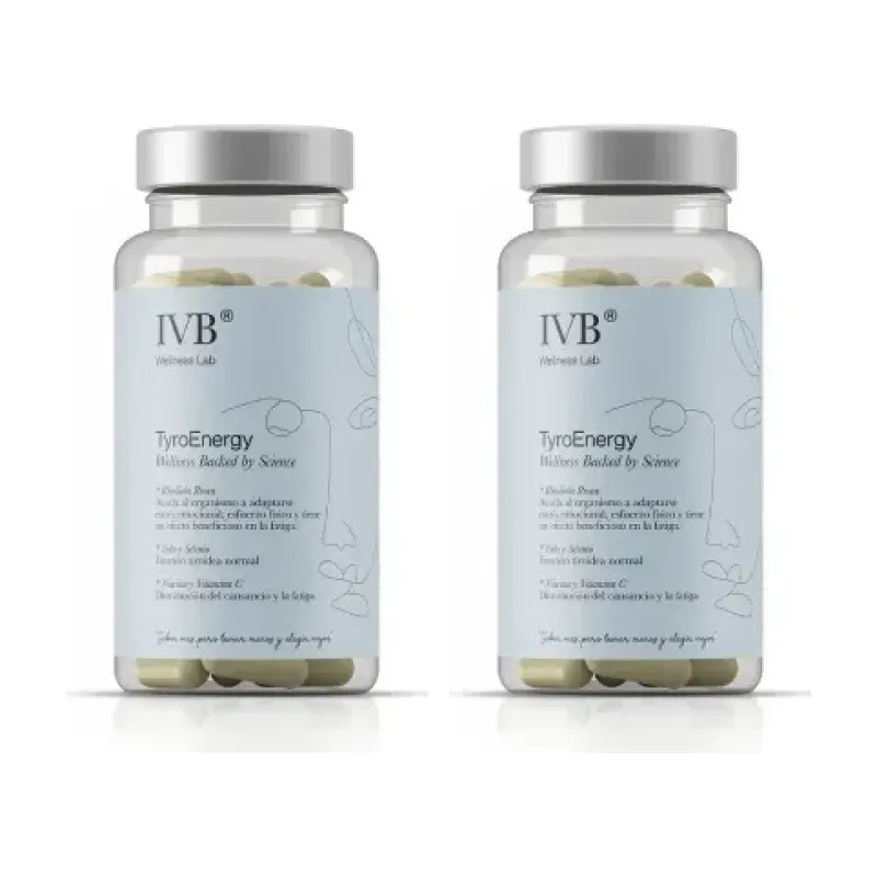 IVB TyroEnergy Duplo, 2 x 60 capsulas | Farmacia Barata IVB TyroEnergy Duplo, 2 x 60 capsulas | Farmacia Barata