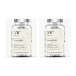 IVB Vitamina D3+K2 Duplo, 2 x 60 capsulas