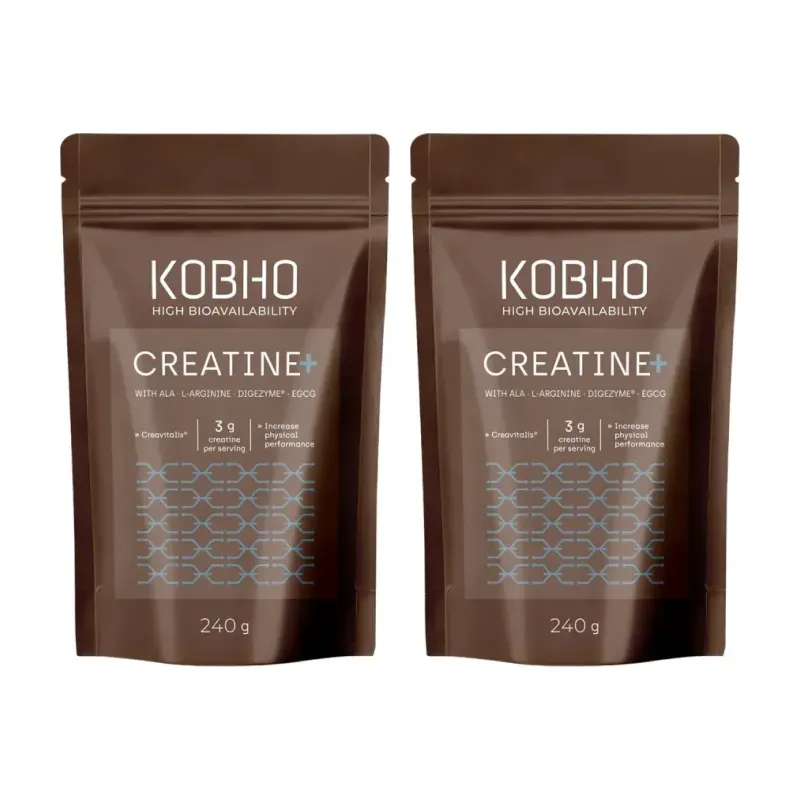 Kobho Creatina Plus Duplo, 2 x 240g | Farmacia Barata Kobho Creatina Plus Duplo, 2 x 240g | Farmacia Barata
