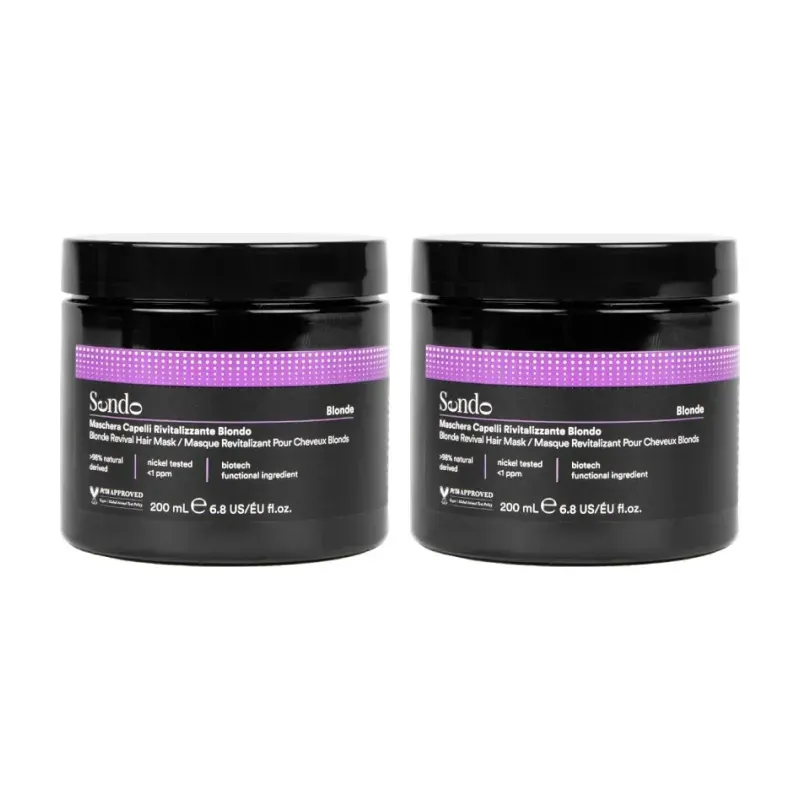 Sendo Blonde Revival Hair Mask Duplo, 2 x 200 ml | Farmacia Barata Sendo Blonde Revival Hair Mask Duplo, 2 x 200 ml | Farmacia Barata