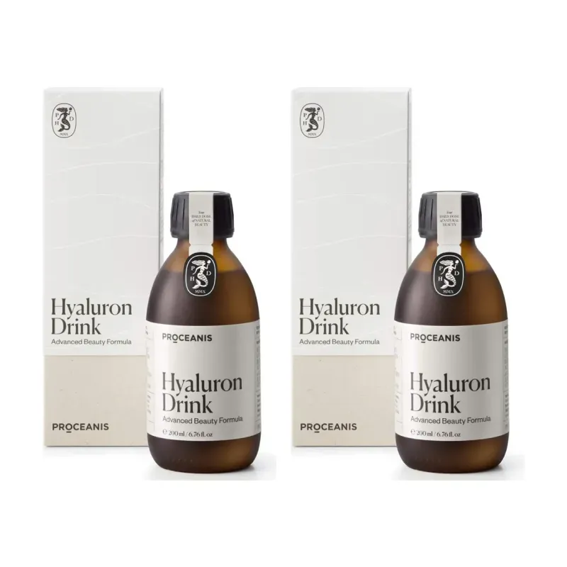 Proceanis Hyaluron Drink Duplo, 2 x 200 ml | Farmacia Barata Proceanis Hyaluron Drink Duplo, 2 x 200 ml | Farmacia Barata