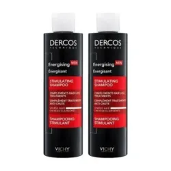 Dercos Energising Men Champú Estimulante Duplo, 2 x 200ml.