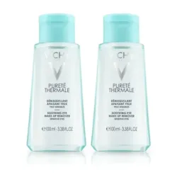 Vichy Pureté Thermale Desmaquillante de Ojos Duplo, 2 x 100ml.