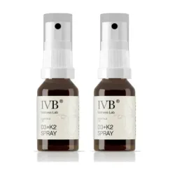 IVB Vitamina D3+K2 Spray con Aroma Tarta de Limón Duplo, 2 x 15 ml