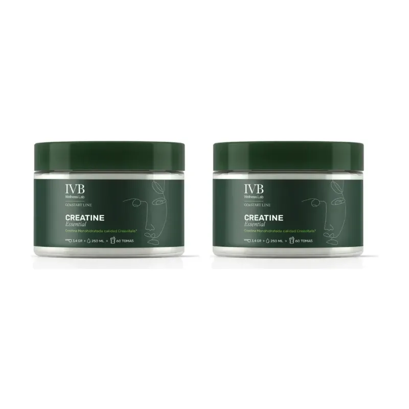 IVB Creatina Essential Duplo, 2 x 60 tomas | Farmacia Barata IVB Creatina Essential Duplo, 2 x 60 tomas | Farmacia Barata