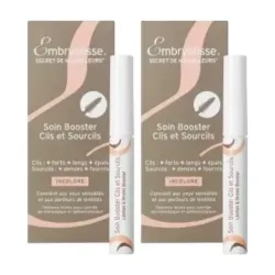 Embryolisse Soin Booster Cils et Sourcils Duplo, 2 x 6,5ml.