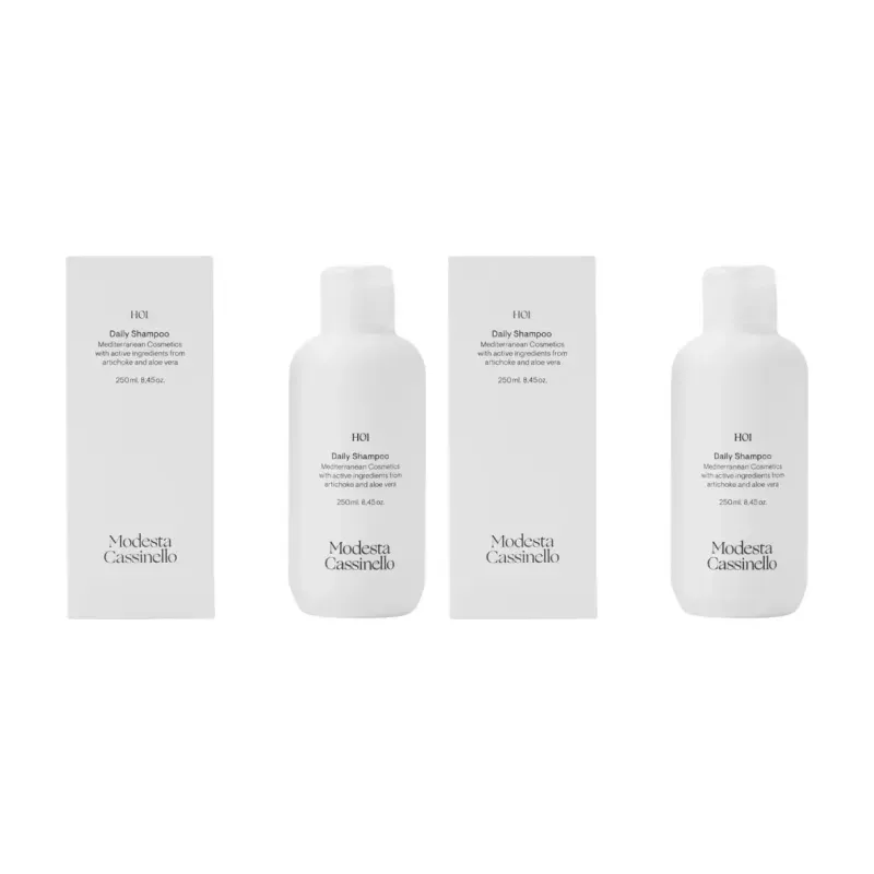 Modesta Cassinello H01 Champú de Uso Frecuente Duplo, 2 x 250 ml | Farmacia Barata
