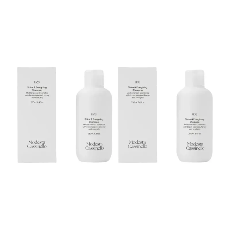 Modesta Cassinello H03 Champú Brillo y Vitalidad Duplo, 2 x 250 ml | Farmacia Barata Modesta Cassinello H03 Champú Brillo y Vitalidad Duplo, 2 x 250 ml | Farmacia Barata
