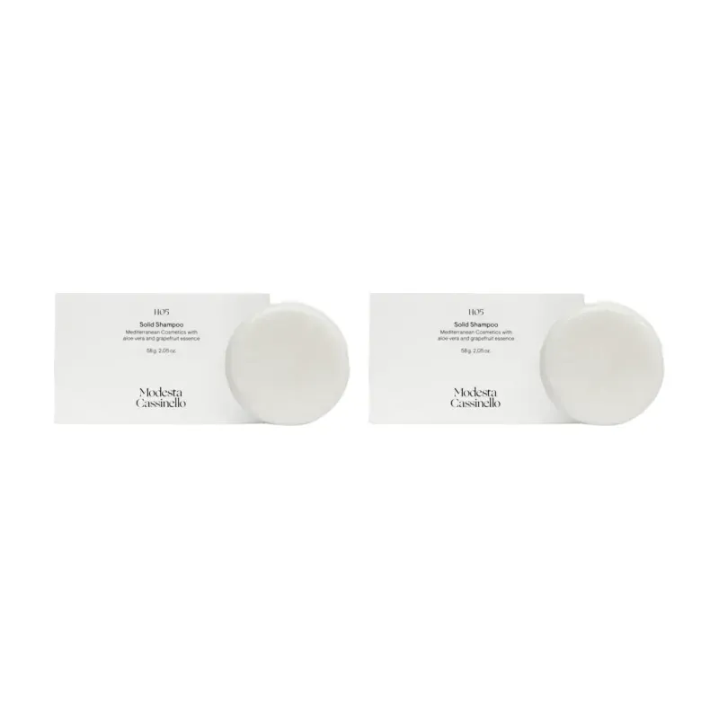 Modesta Cassinello H05 Champú Sólido Duplo, 2 x 58 g | Farmacia Barata
