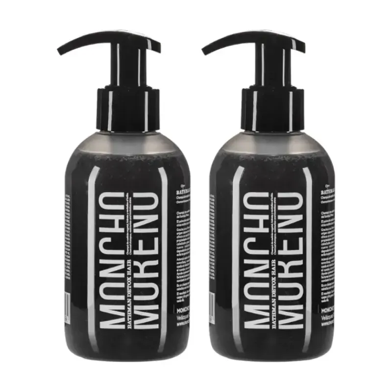Moncho Moreno Bathman Detox Hair Jumbo Duplo, 2 x 500 ml | Farmacia Barata Moncho Moreno Bathman Detox Hair Jumbo Duplo, 2 x 500 ml | Farmacia Barata