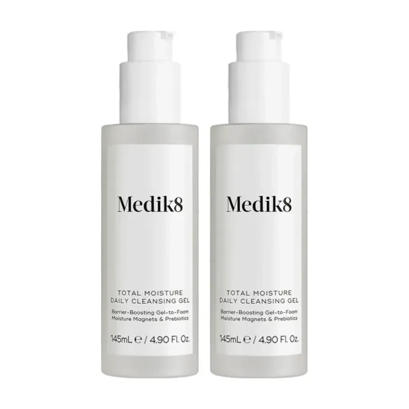 Medik8 Total Moisture Daily Cleansing Gel Duplo, 2 x 145 ml | Farmacia Barata Medik8 Total Moisture Daily Cleansing Gel Duplo, 2 x 145 ml | Farmacia Barata