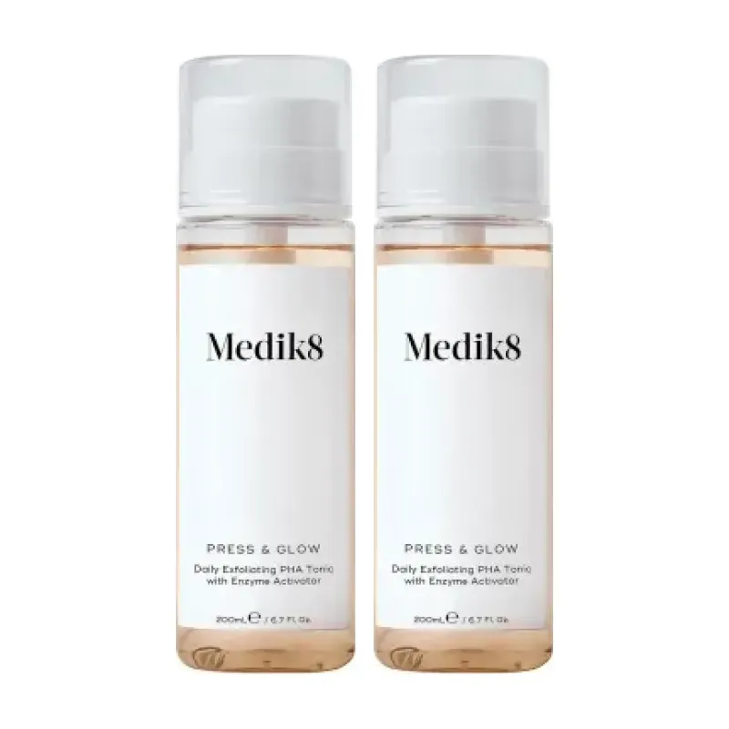 Medik8 Press & glow Duplo, 2 x 200 ml | Farmacia Barata Medik8 Press & glow Duplo, 2 x 200 ml | Farmacia Barata
