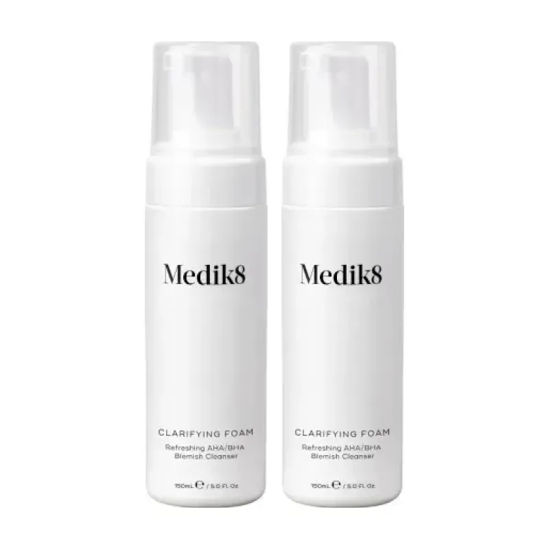 Medik8 Clarifying foam Duplo, 2 x 150 ml | Farmacia Barata Medik8 Clarifying foam Duplo, 2 x 150 ml | Farmacia Barata