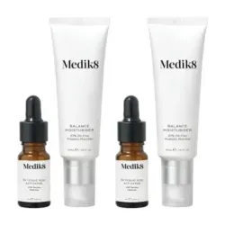 Medik8 Balance moisturiser with glycolic acid activator Duplo, 2 x 50 ml