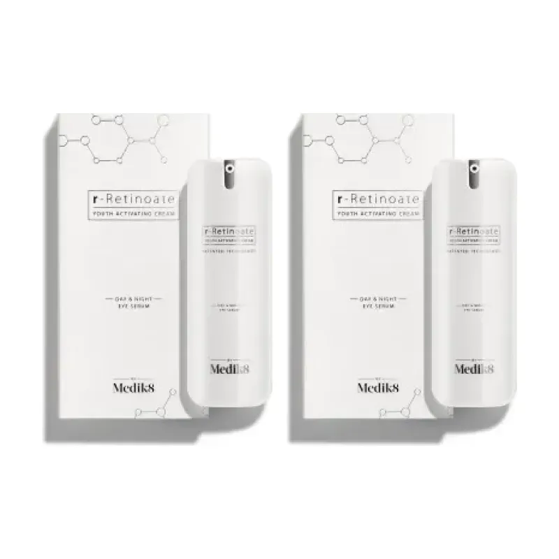 Medik8 r-Retinoate Eye Day & Night Serum Duplo, 2 x 15 ml | Farmacia Barata Medik8 r-Retinoate Eye Day & Night Serum Duplo, 2 x 15 ml | Farmacia Barata