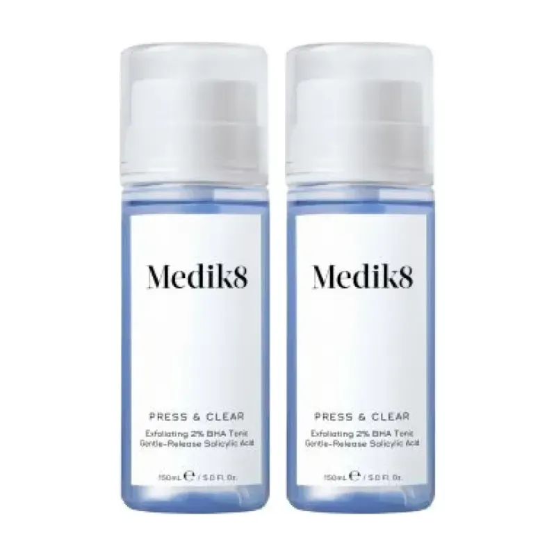 Medik8 Press & clear Duplo, 2 x 150 ml | Farmacia Barata