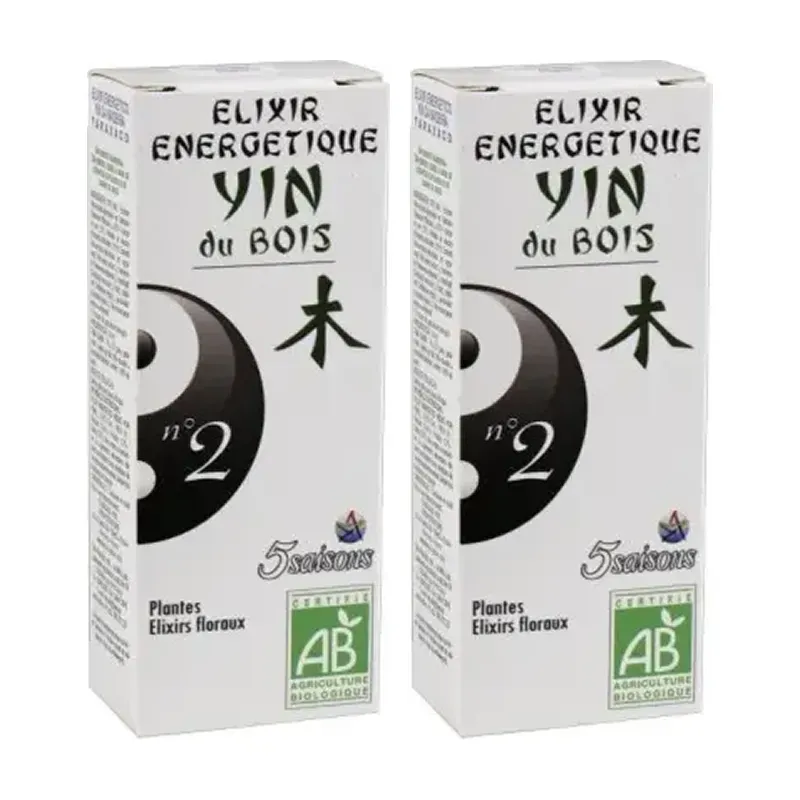 5 Saisons Elixir Nº2 Yin de la Madera Duplo, 2 x 50ml. | Farmacia Barata