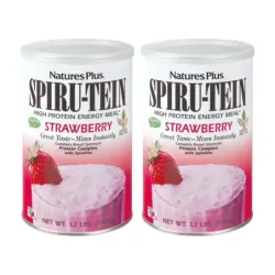 Nature’s plus spiru-tein fresa Duplo, 2 x 544 g