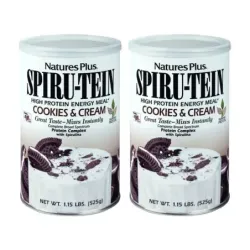 Nature’s plus spiru-tein cookies & cream Duplo, 2 x 525 g