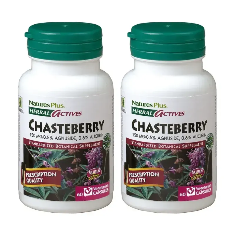 Nature’s plus sauzgatillo (Chasteberry) 150 mg Duplo, 2 x 60 caps | Farmacia Barata Nature’s plus sauzgatillo (Chasteberry) 150 mg Duplo, 2 x 60 caps | Farmacia Barata
