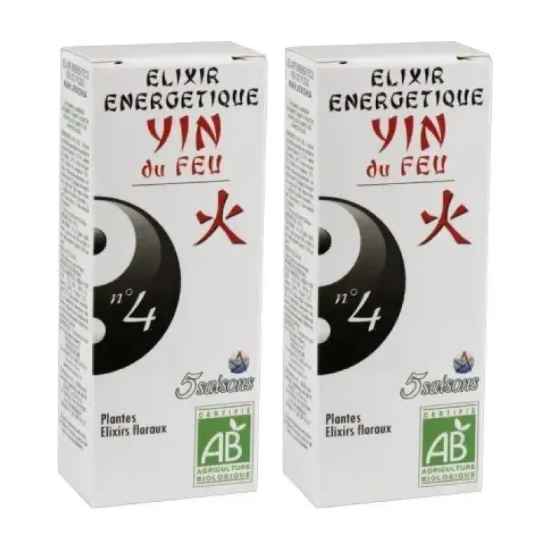 5 Saisons Elixir Nº4 Yin del Fuego Duplo, 2 x 50ml. | Farmacia Barata 5 Saisons Elixir Nº4 Yin del Fuego Duplo, 2 x 50ml. | Farmacia Barata