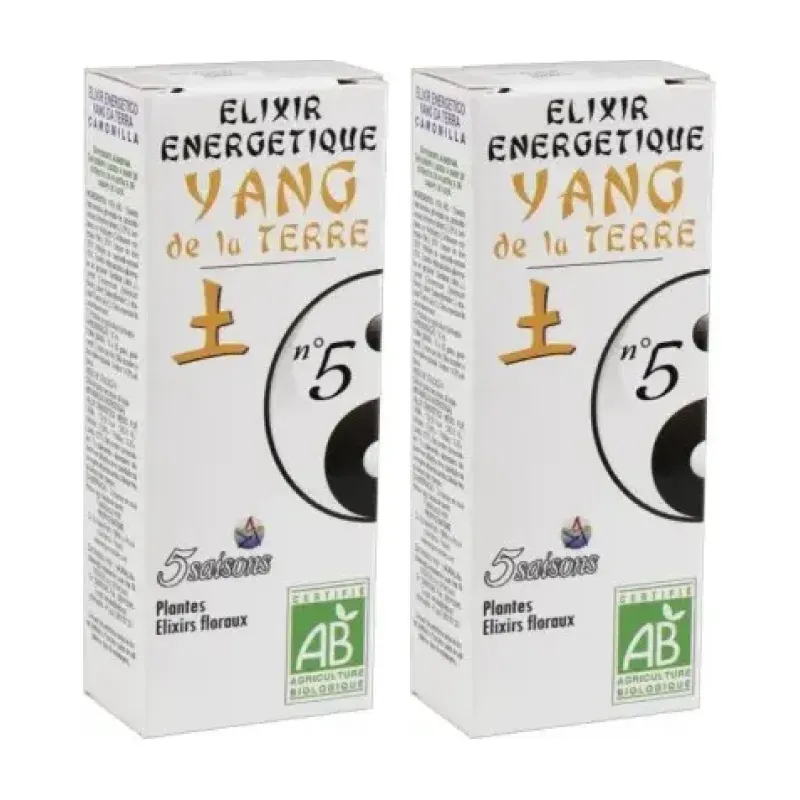 5 Saisons Elixir Nº5 Yang de la Tierra Duplo, 2 x 50ml. | Farmacia Barata 5 Saisons Elixir Nº5 Yang de la Tierra Duplo, 2 x 50ml. | Farmacia Barata