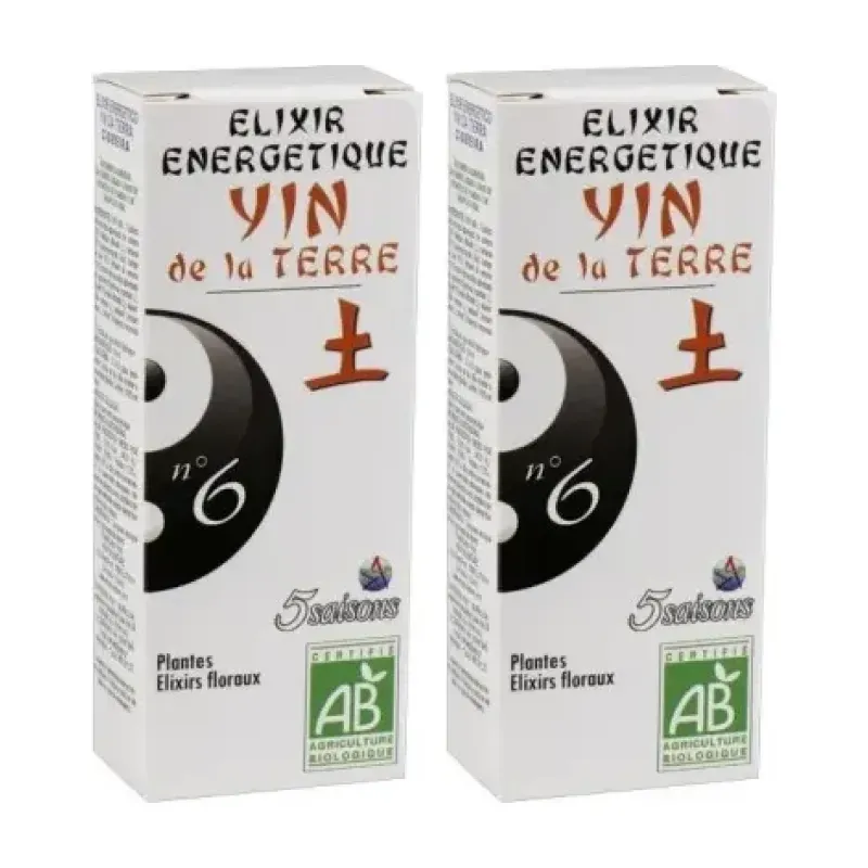 5 Saisons Elixir Nº6 Yin de la Tierra Duplo, 2 x 50ml. | Farmacia Barata 5 Saisons Elixir Nº6 Yin de la Tierra Duplo, 2 x 50ml. | Farmacia Barata