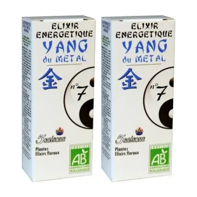 5 Saisons Elixir Nº7 Yang del Metal Duplo, 2 x 50ml. | Farmacia Barata 5 Saisons Elixir Nº7 Yang del Metal Duplo, 2 x 50ml. | Farmacia Barata