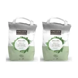 Cattier Arcilla Verde Triturada Duplo, 2 x 3 kg.