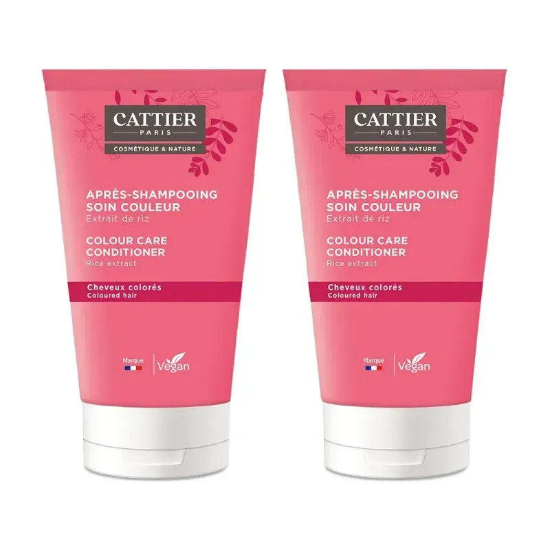 Cattier Acondicionador Cuidado Del Color Duplo, 2 x 150 ml. | Farmacia Barata