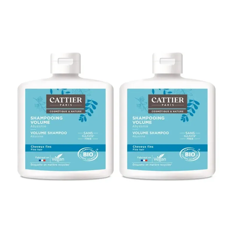 Cattier Champú Volumen Cabello Fino Duplo, 2 x 250 ml | Farmacia Barata Cattier Champú Volumen Cabello Fino Duplo, 2 x 250 ml | Farmacia Barata